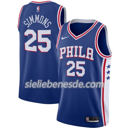 Herren NBA Philadelphia 76ers Trikot Ben Simmons 25 Nike 2019-2020 Icon Edition Swingman